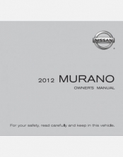 NISSAN MURANO 2012 OWNERS MANUAL